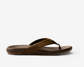 Reef Cushion Phantom 2.0 LE sandals in brown with padded straps and textured footbed, side view.