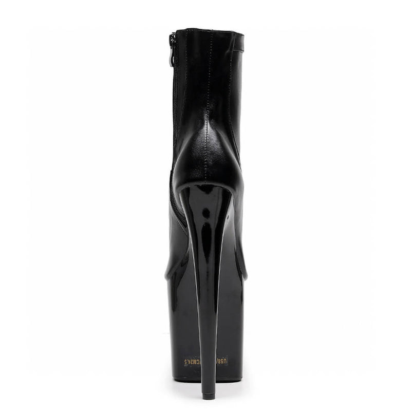 Devon - Black Vegan Leather - Street Sole