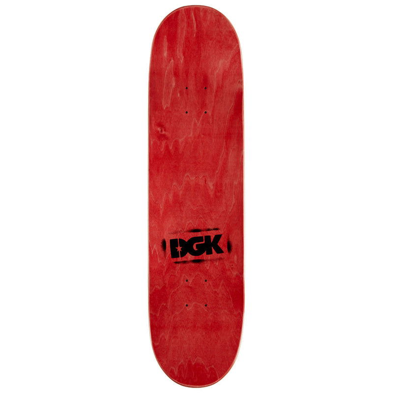 DGK OG Logo Foil Skateboard Deck - Black - 7.80"