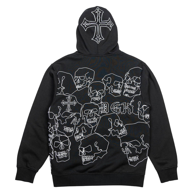 DGK Vault Zip Hoodie - Black