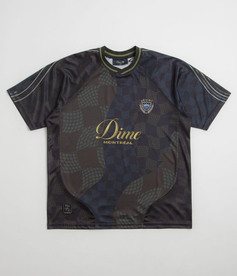 Dime Checkered Home Jersey in Black