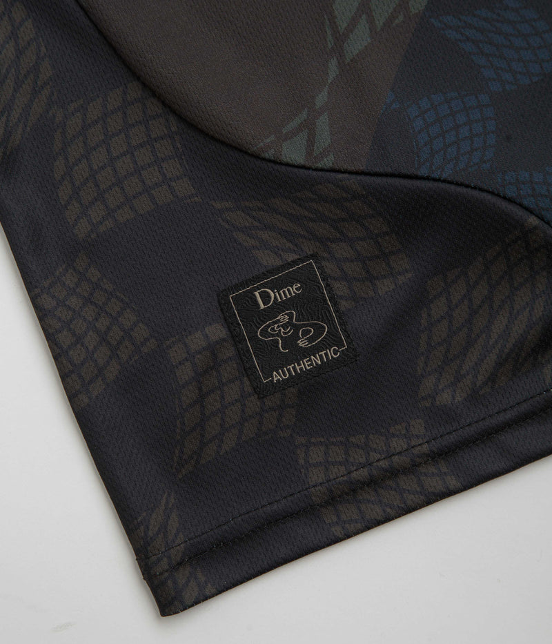 Dime Checkered Home Jersey in Black