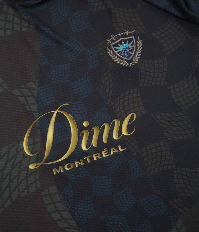 Dime Checkered Home Jersey in Black