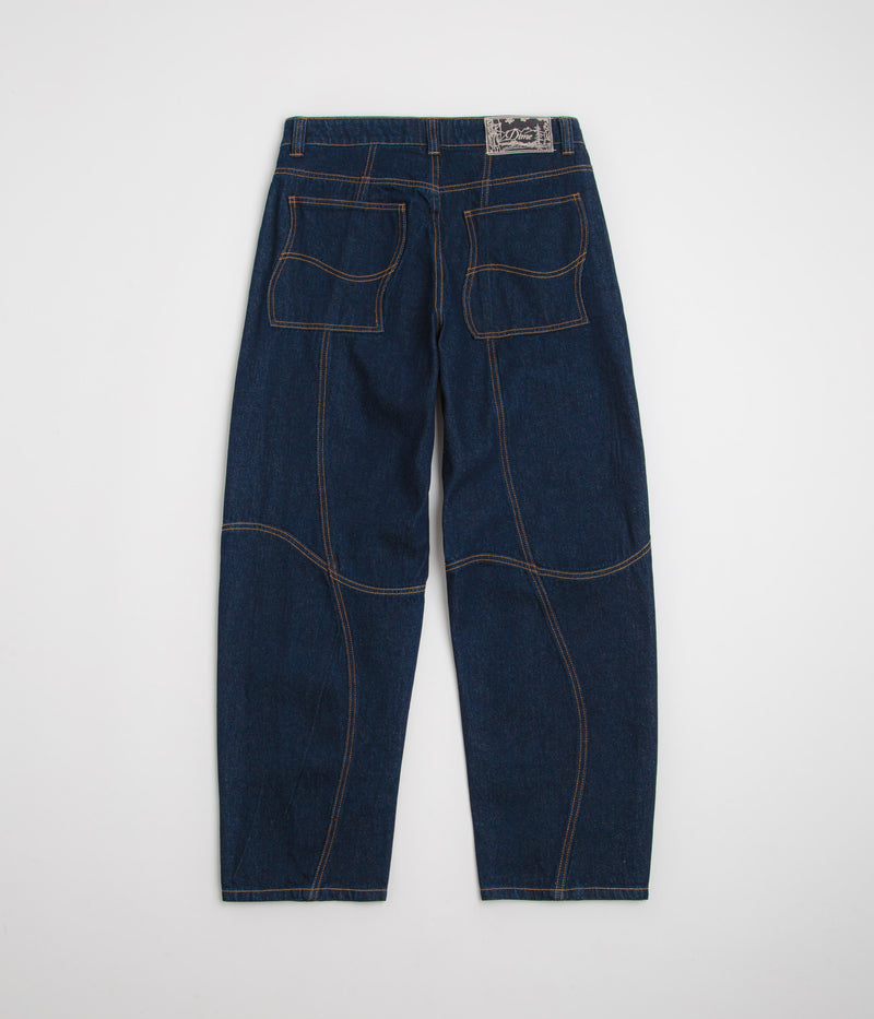 Dime Classic Baggy Denim Pants in Indigo Paneled