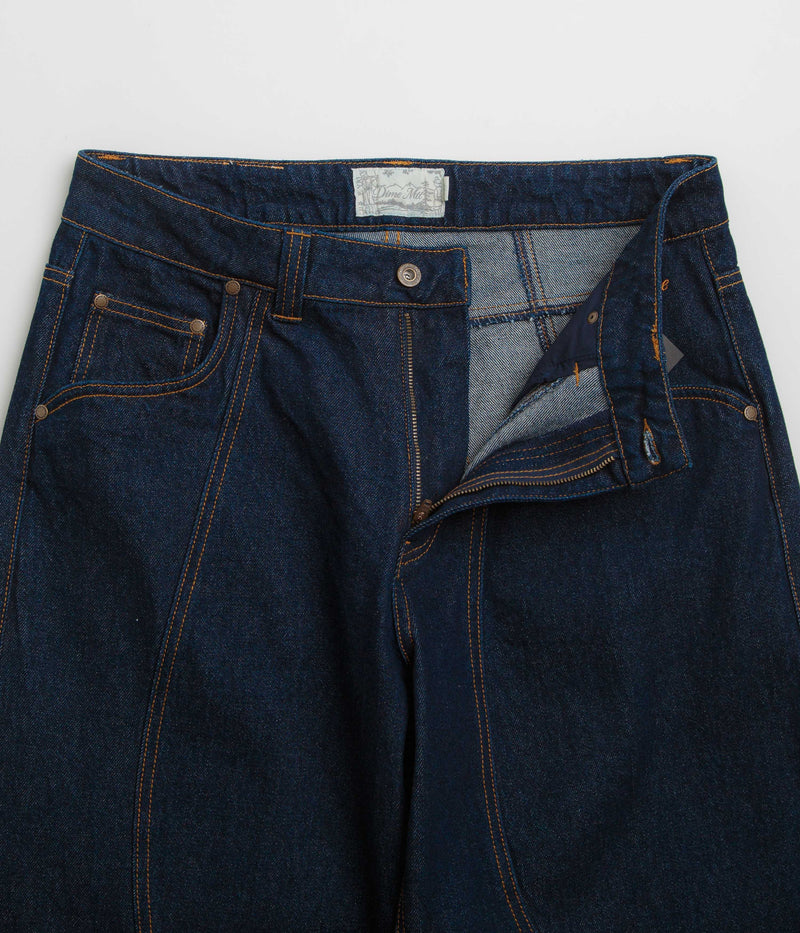 Dime Classic Baggy Denim Pants in Indigo Paneled