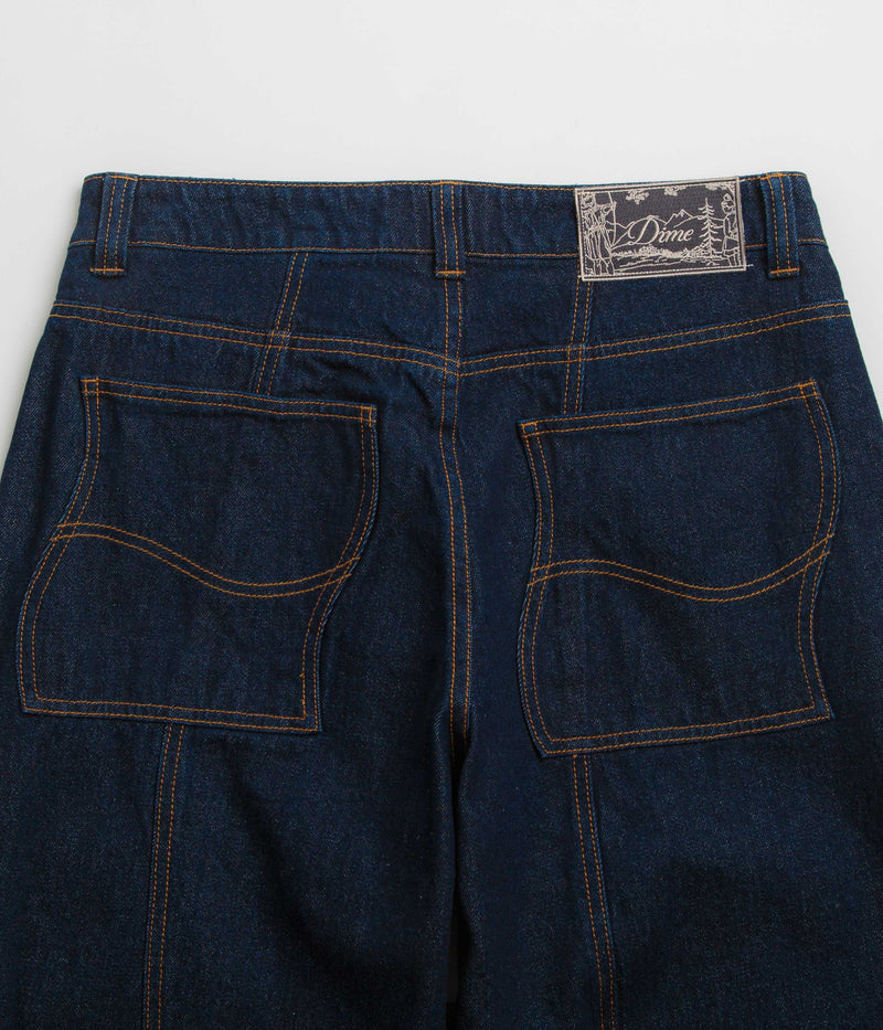 Dime Classic Baggy Denim Pants in Indigo Paneled