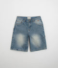 Dime Classic Denim Shorts in Sandblasted Indigo