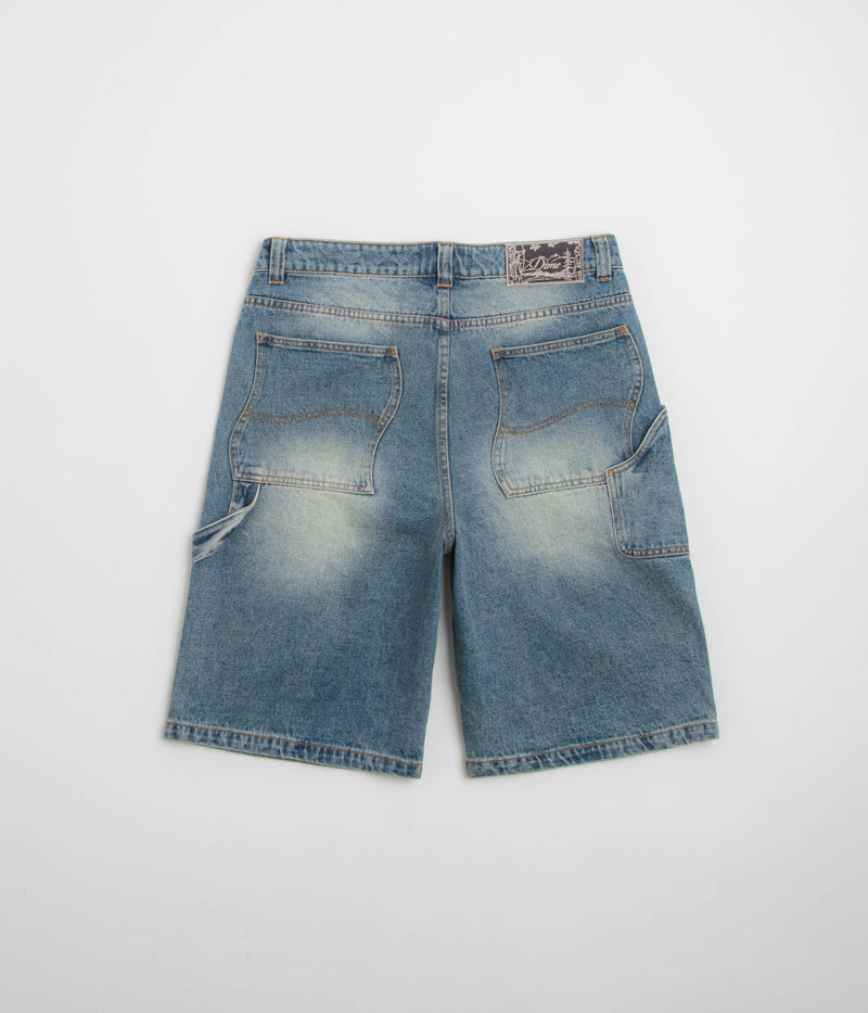 Dime Classic Denim Shorts in Sandblasted Indigo
