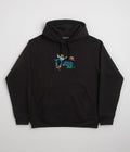 Dime Classic Fuzzy Hoodie in Black