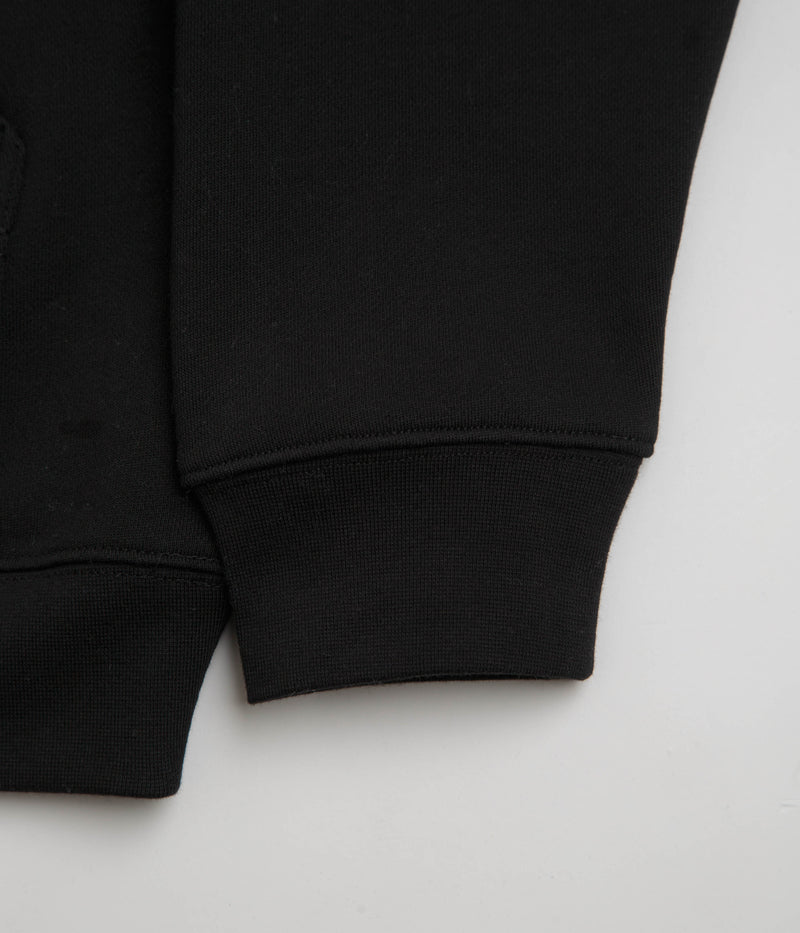 Dime Classic Fuzzy Hoodie in Black