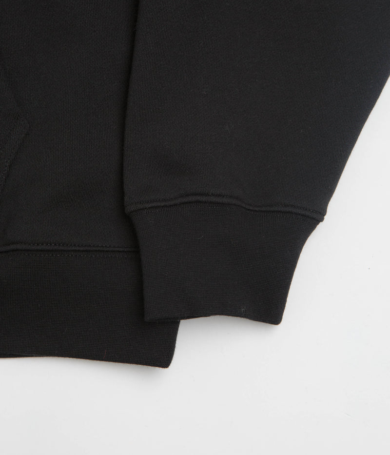 Dime Cursive Full Zip Hoodie in Black