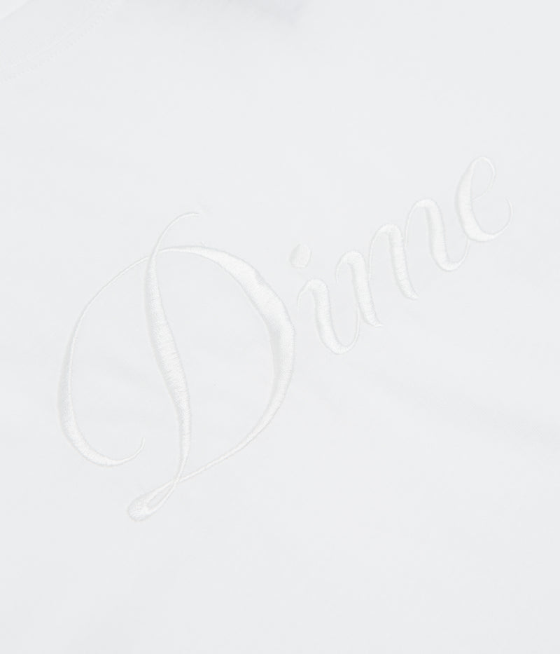 Dime Cursive T-Shirt in White