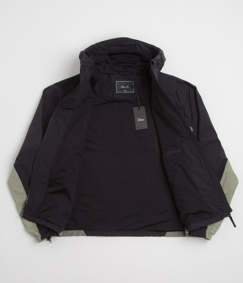 Dime Tech Windbreaker Jacket in Black