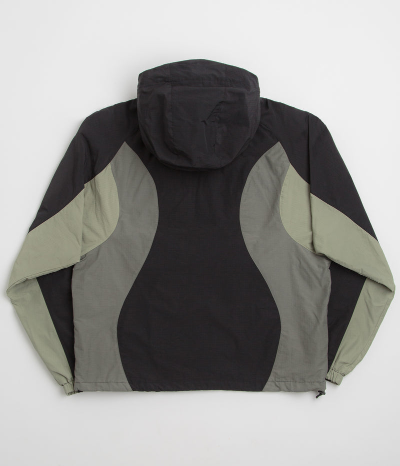 Dime Tech Windbreaker Jacket in Black