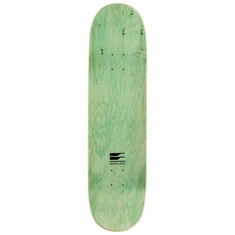 EDGLRD E Logo Skateboard Deck - Black - 8.50"