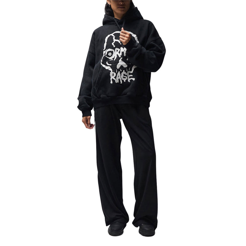 Former Skullz Boxy Heavy Hoodie - Merch Black