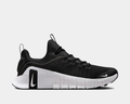 Nike Free Metcon 6 TB training shoes in black with a white midsole, breathable mesh upper, and side-view Swoosh detail.