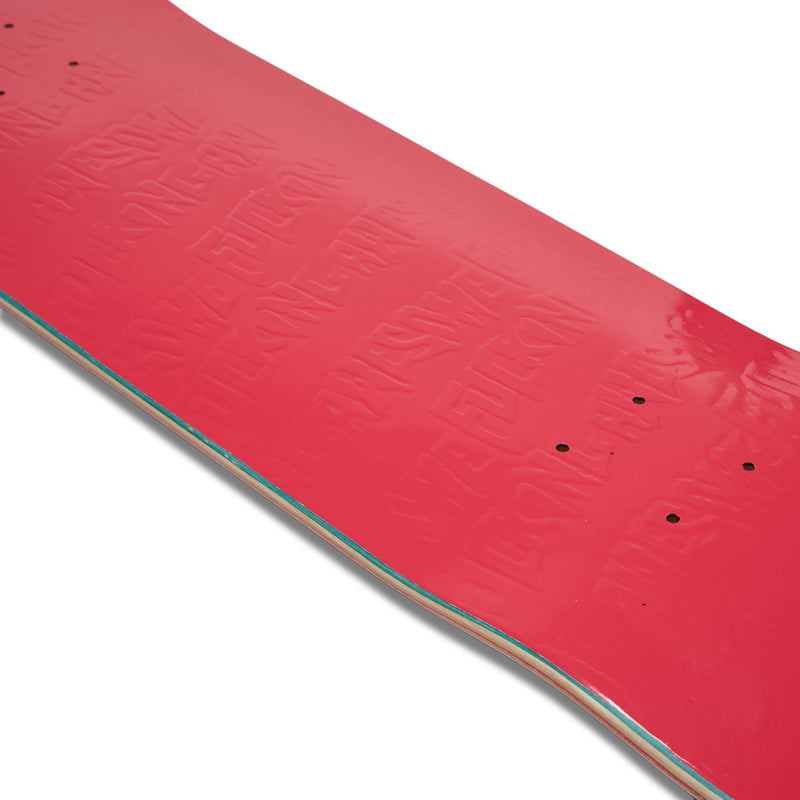 Fucking Awesome Pink Stamp Embossed Skateboard Deck - 8.18"
