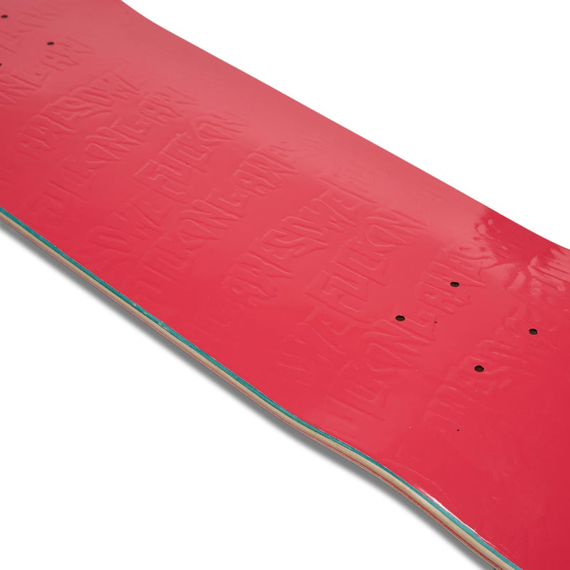 Fucking Awesome Pink Stamp Embossed Skateboard Deck - 8.50"