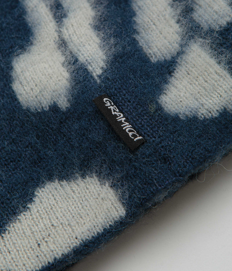Gramicci Mohair Burly Runningman Beanie in Midnight