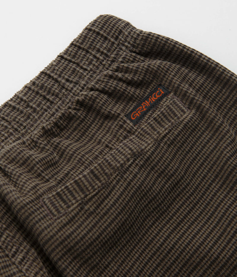 Gramicci O.G. Grid Check Jam Pants in Fossil