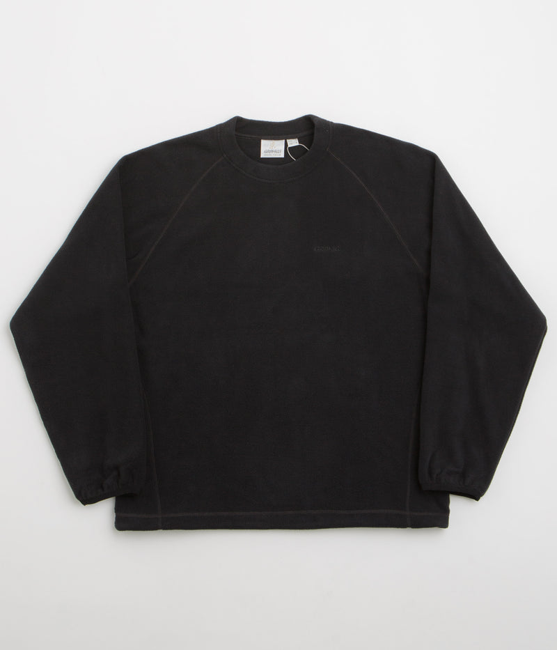 Gramicci Thermal Fleece Crewneck Sweatshirt in Black