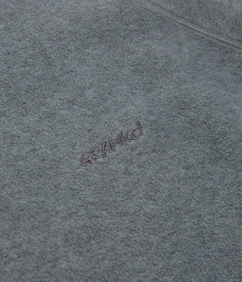 Gramicci Thermal Fleece Crewneck Sweatshirt in Heather Grey