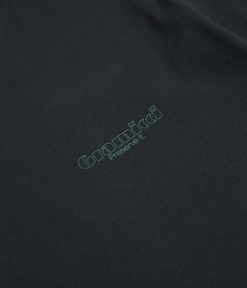 Gramicci Trouttail T-Shirt in Vintage Black