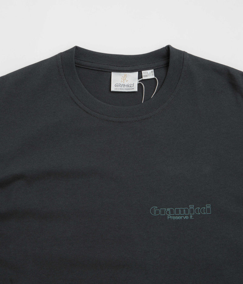 Gramicci Trouttail T-Shirt in Vintage Black