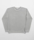 Gramicci Waffle Crewneck Sweatshirt in Pewter