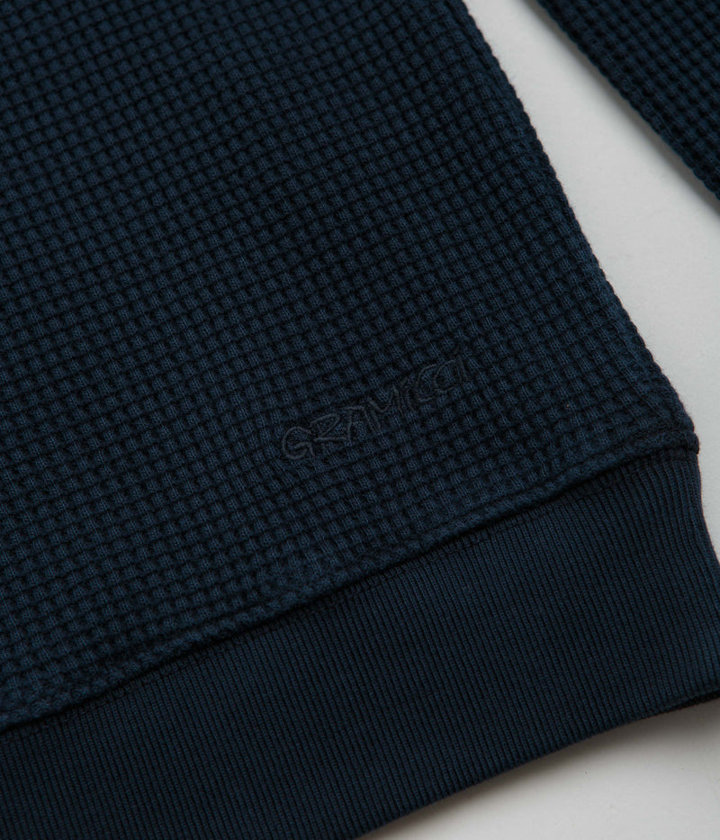Gramicci Waffle Crewneck Sweatshirt in Twilight