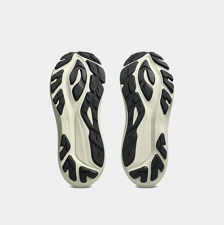 Asics GT-2000 14 TR running shoes outsole with black rubber tread and beige cushioning, bottom view.