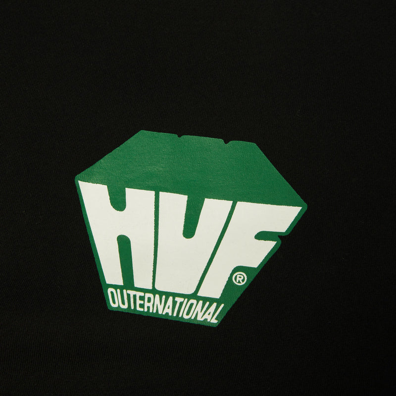 HUF Big Block Crew Sweatshirt - Black