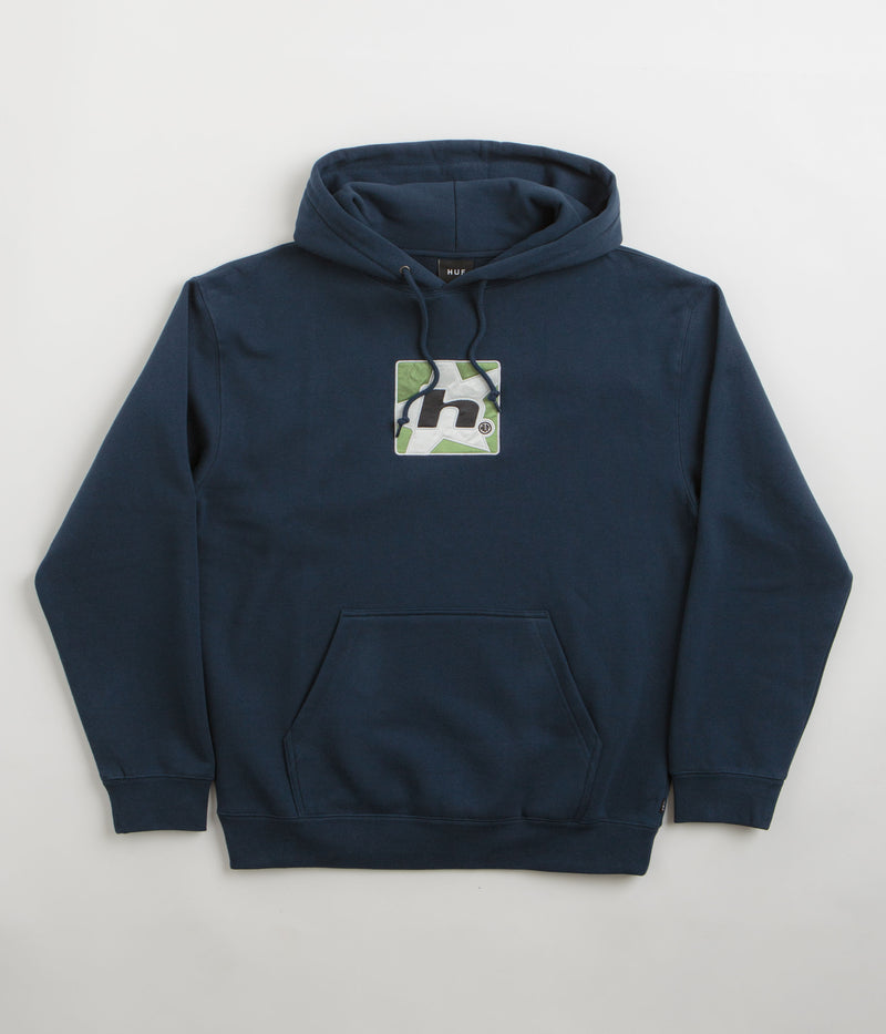 HUF H Star Hoodie in Nightshade