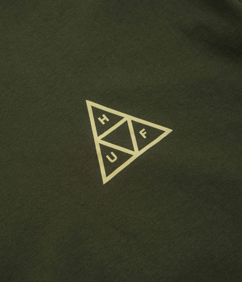 HUF Set TT T-Shirt in Hunter Green