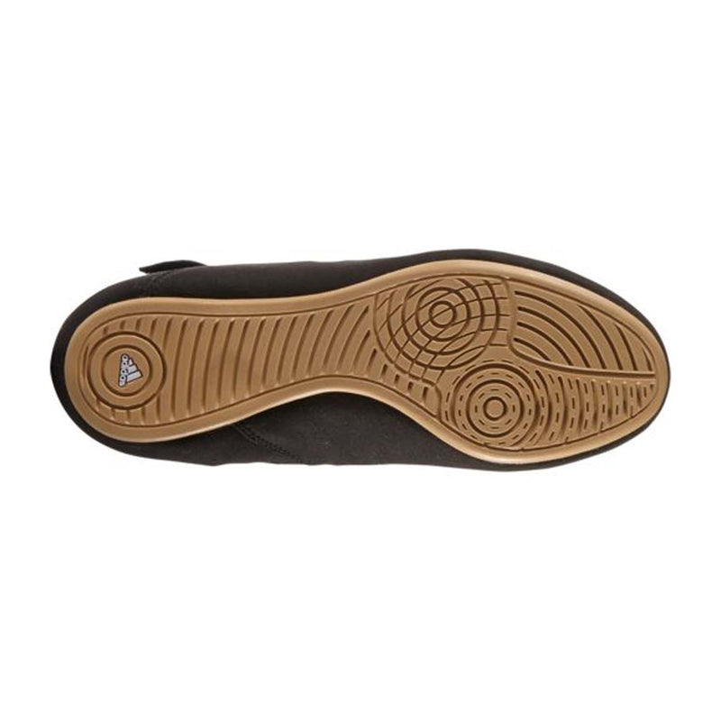 Bottom view of Adidas Kids' HVC 2 Wrestling Shoes.