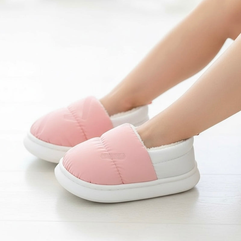 Kids fur shoes