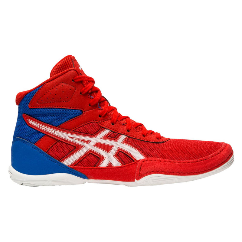 Side view of Asics Kids' Matflex 6 Wrestling Shoes.
