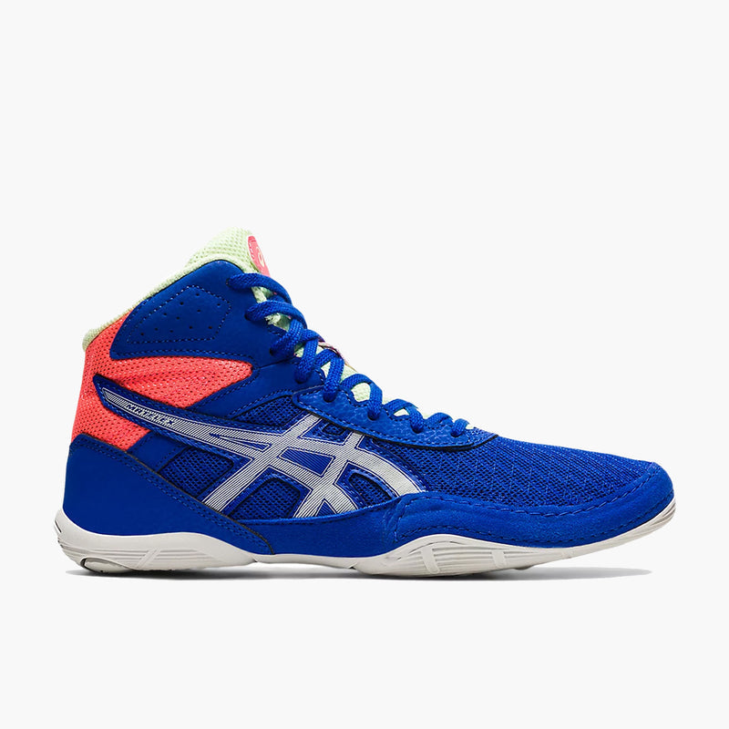 Side view of Asics Kids' Matflex 6 Wrestling Shoes.