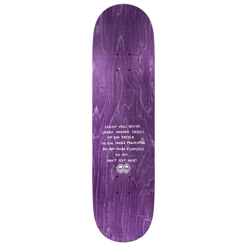Krooked Una Lightning Clover Skateboard Deck - 8.28"