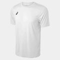 Front view of the Asics Men's Circuit 2 Short Sleeve Top - White.