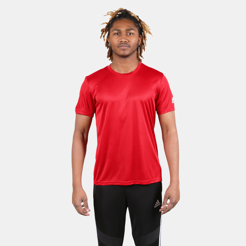 Front view of the Adidas Men's Clima Tech Tee.