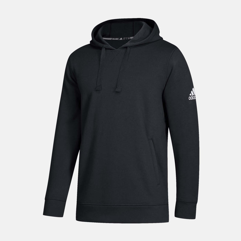 Front view of the Adidas Men's Fleece Hoodie.