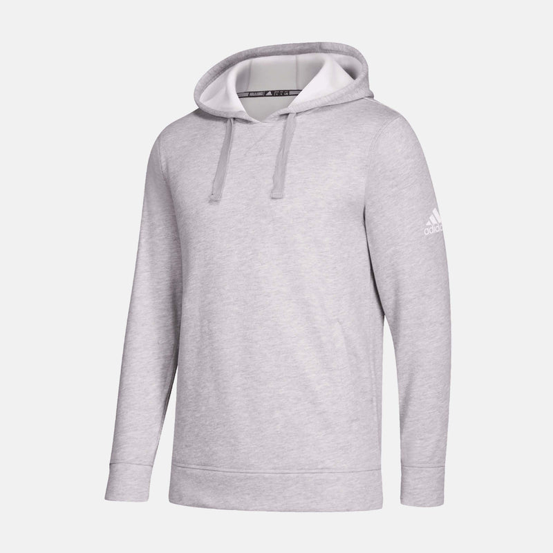 Front view of the Adidas Men's Fleece Hoodie.