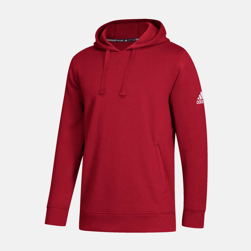 Front view of the Adidas Men's Fleece Hoodie.
