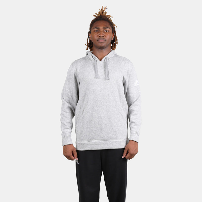 Front view of the Adidas Men's Fleece Hoodie.