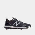 Side view of New Balance L4040v5 Lo Cut Metal Baseball Cleats.
