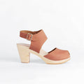 Miranda Peep Toe in Adobe