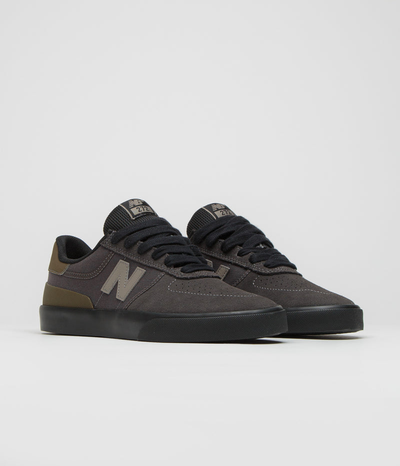 New Balance Numeric 272 Shoes in Black Cement