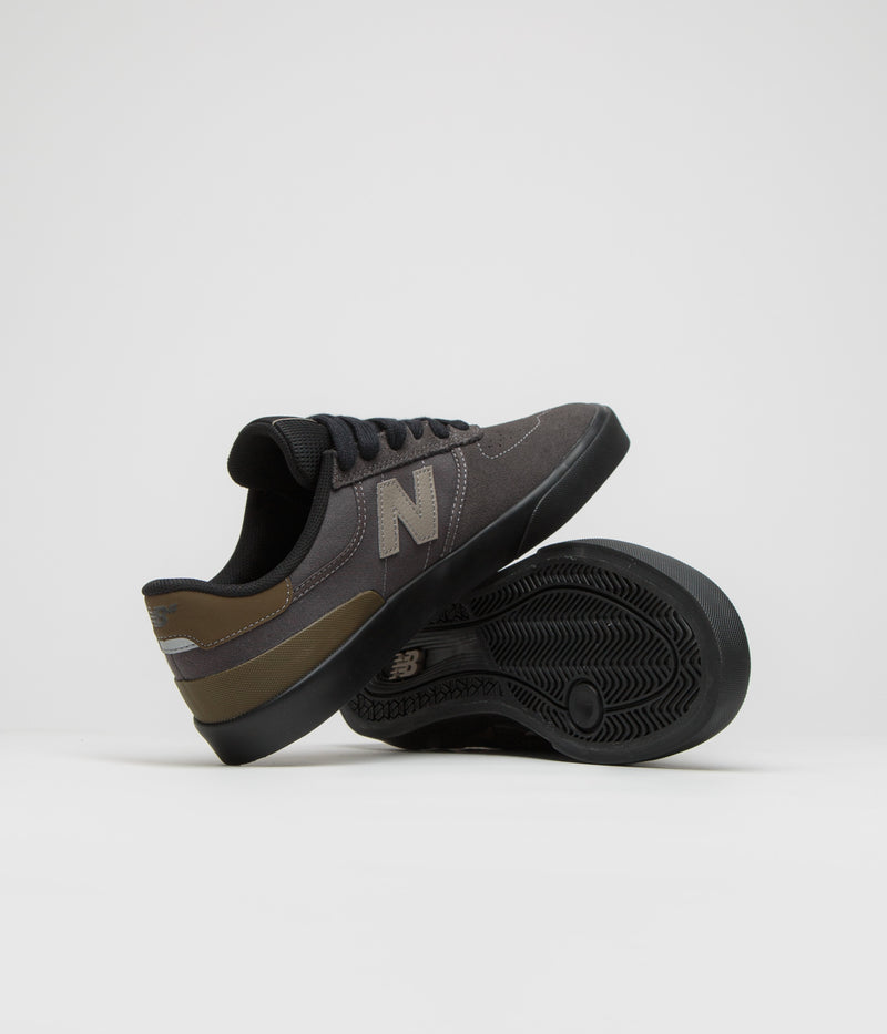 New Balance Numeric 272 Shoes in Black Cement